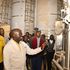 Nandi governor inspecting the Nandi Dairy Cooperative processing plant.
