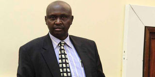 Former Lands Commissioner Sammy Komen Mwaita.