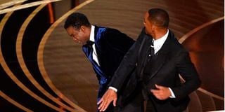 Will Smith slaps Chris Rock