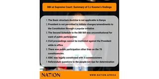 BBI ruling cj martha koome decision