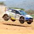 Karan Patel navigated by Tauseef Khan racing on a Ford Fiesta during ARC Equator Rally Shakedown