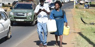 Fuel crisis Eldoret town, Uasin Gishu County