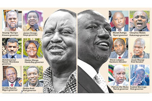 William Ruto and Raila Odinga