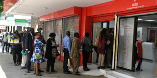 queue Safaricom airtel sim cards registration