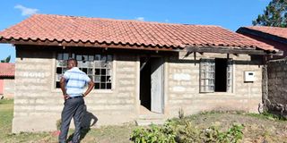 The abandoned house in Kisaju , Kajiado County