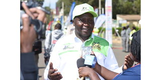 Eldoret City Marathon Race Director Moses Tanui 
