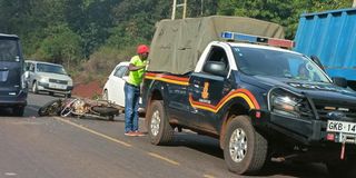 Boda boda accident Njegas village, Kirinyaga County