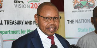 Planning Principal Secretary Saitoti Torome