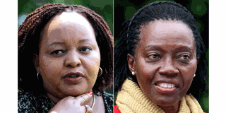 Anne Waiguru and Martha Karua