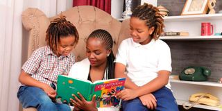 Children reading