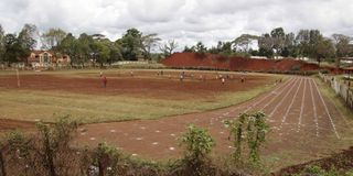 The status of the old stadium at Ruring'u in Nyeri County 