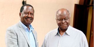 Raila and Kibaki