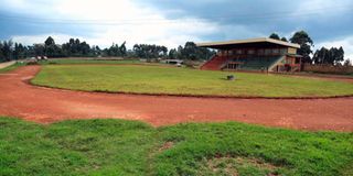 Aerial view of Manga Stadium