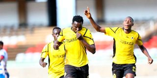 Tusker forward Deogratious Ojok 