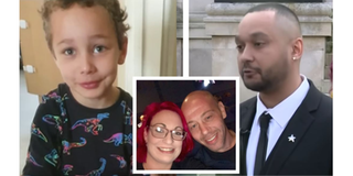 Baby Logan Mwangi and his family.