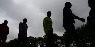 The public arrive at Parliament