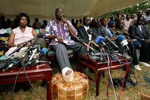 Mwai Kibaki in 2002