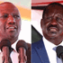 William Ruto and Raila Odinga 