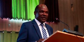 IEBC Chairman Wafula Chebukati.