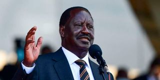 Former Prime Minister of Kenya Raila Odinga odm