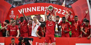 Liverpool's English midfielder Jordan Henderson.