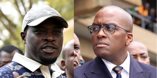 Johnson Sakaja and Polycarp Igathe