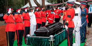 Mwai Kibaki funeral in Nyeri