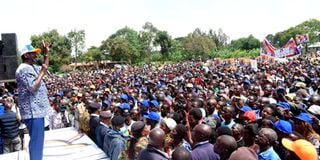 Raila in Busia