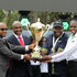 KCB captain and coach present African title to CEO Paul Russo