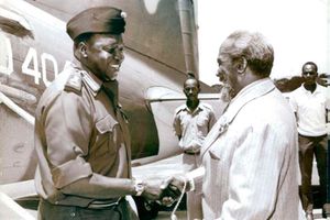Idi Amin, Jomo Kenyatta