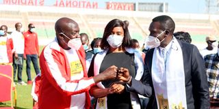 Paul Tergat and John Ngugi
