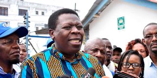 Defence Cabinet Secretary Eugene Wamalwa