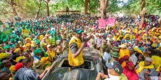 Deputy President William Ruto in Garissa County