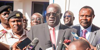 Education Cabinet Secretary George Magoha