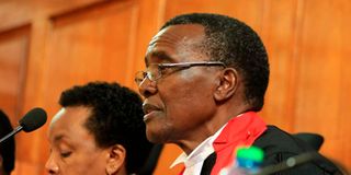 Former CJ David Maraga