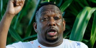 Ex-Nairobi governor Mike Sonko. 