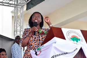 Azimio La Umoja presidential running mate Martha Karua 