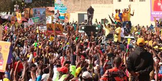 Deputy president William Ruto in Laikipia