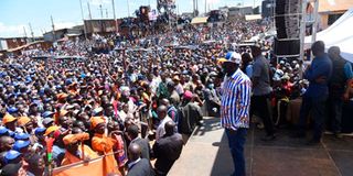 Raila in Langata