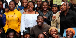 Thika Technical Institute students during the Kenya Association of Technical Training Institutions drama festival