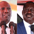 William Ruto and Raila Odinga 