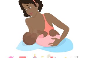 When breastfeeding, eat healthily in order to provide the best nutrition for your baby.