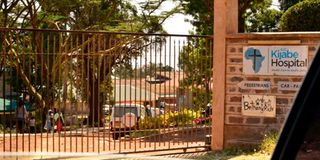 The main entrance to Kijabe Mission Hospital in Kiambu County. 