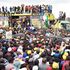 Deputy President William Ruto addresses a campaign rally at Jacaranda grounds in Nairobi.