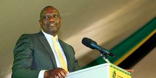 UDA presidential candidate William Ruto