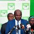 Independent Electoral and Boundaries Commission chairman Wafula Chebukati addresses journalists 