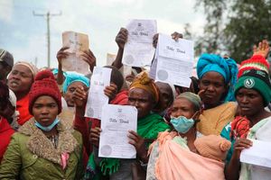 Mau Forest evictees in Narok South s