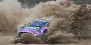 Republic of Ireland's Graig Breen navigated by Paul Nagel racing on a Ford Puma 