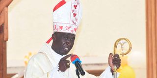 Eldoret Catholic Diocese head Dominic Kimengich 