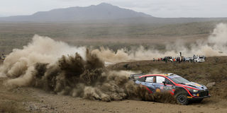 Estonia’s Ott Tanak navigated by Martin Jarveoja